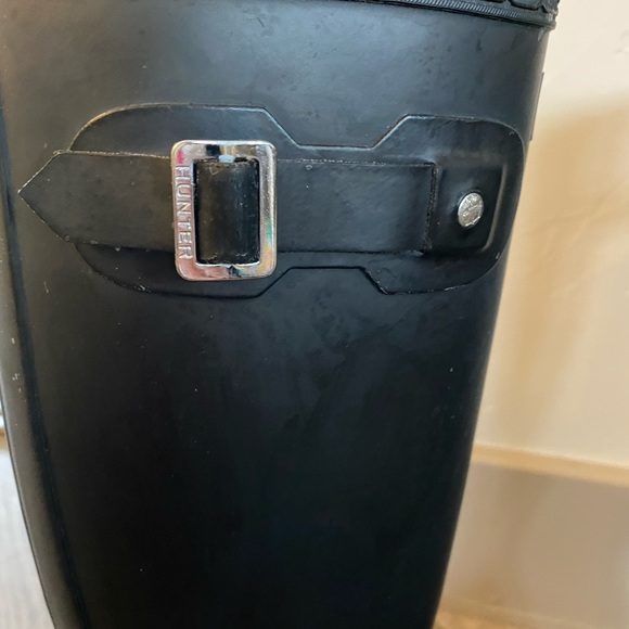 Hunter original tall black waterproof rain boots - Picture 7 of 7